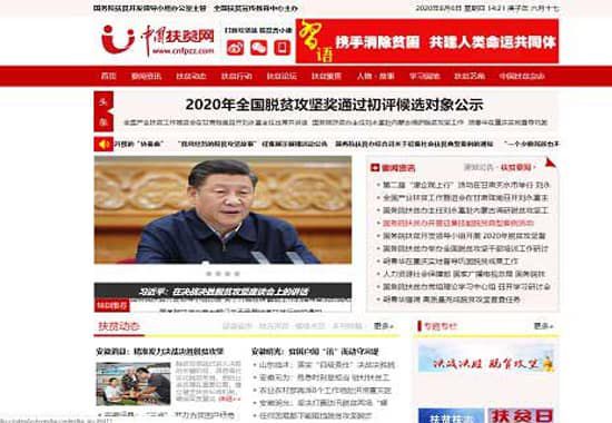 中国扶贫网网站建设